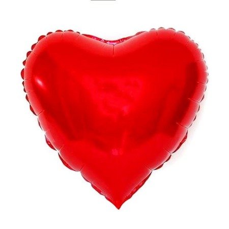 Balon Foliowy Czerwone Serce, 46 cm