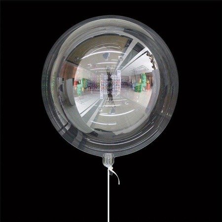Balon Przezroczysty Transparentny Bobo Okrągły Kula Kryształ, 20cm