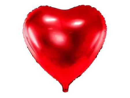 Balon foliowy Serce Czerwone, 45 cm