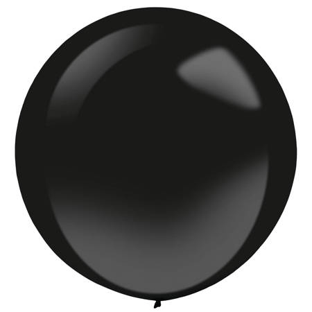 Balony lateksowe Czarne, Decorator Fashion Jet Black, 61cm, 4 szt.