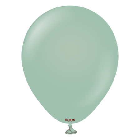 Balony lateksowe Retro Winter Green, zielony 45cm, 1 szt.